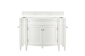46" Brittany Single Bathroom Vanity, Bright White
