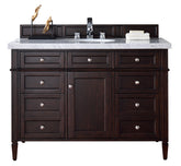 48" Brittany Single Bathroom Vanity, Burnished Mahogany