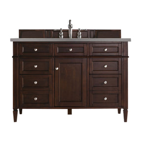 48" Brittany Single Bathroom Vanity, Burnished Mahogany