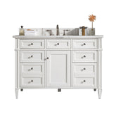 48" Brittany Single Bathroom Vanity, Bright White