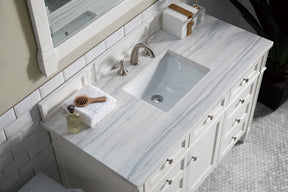 48" Brittany Single Bathroom Vanity, Bright White