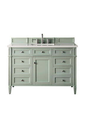 48" Brittany Single Bathroom Vanity, Sage Green