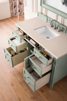 48" Brittany Single Bathroom Vanity, Sage Green