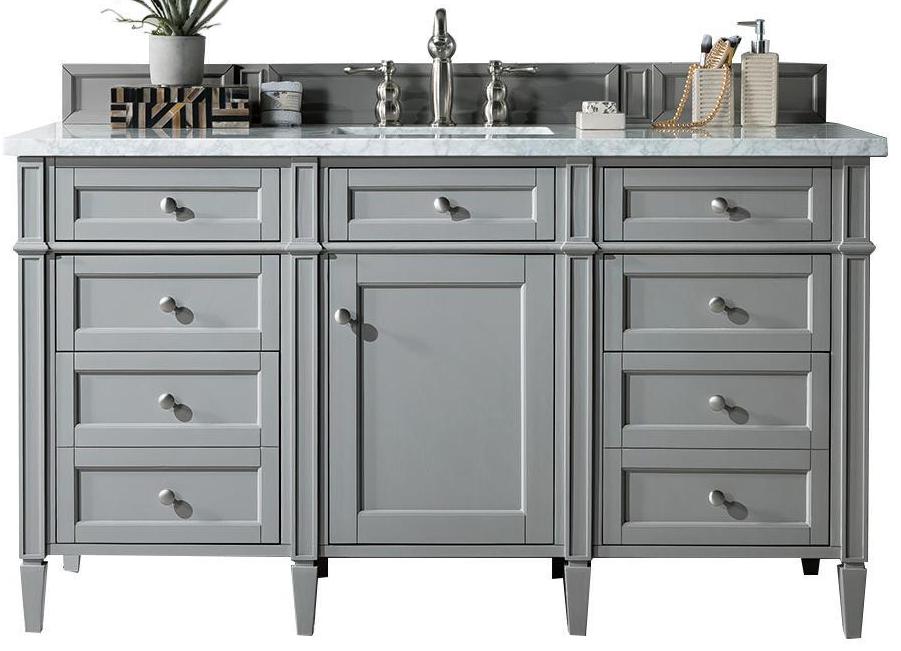 60" Brittany Single Bathroom Vanity Urban Gray, James Martin Vanities - vanitiesdepot.com