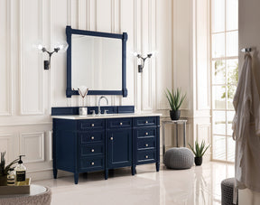 60" Brittany Single Bathroom Vanity, Victory Blue