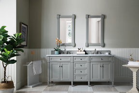 72" Brittany Double Bathroom Vanity Urban Gray, James Martin Vanities - vanitiesdepot.com