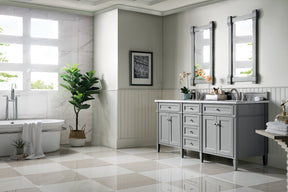 72" Brittany Double Bathroom Vanity Urban Gray, James Martin Vanities - vanitiesdepot.com