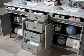 72" Brittany Double Bathroom Vanity Urban Gray, James Martin Vanities - vanitiesdepot.com