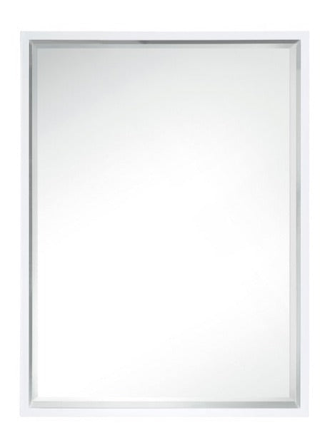 23.6" Milan Mirror, Glossy White