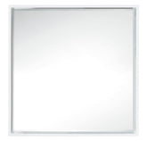 35.4" Milan Mirror, Glossy White