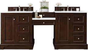 82" De Soto Burnished Mahogany Double Sink Bathroom Vanity, James Martin Vanities - vanitiesdepot.com