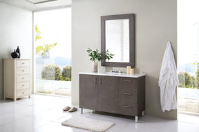 48" Metropolitan Silver Oak Single Sink Bathroom Vanity, James Martin Vanities - vanitiesdepot.com