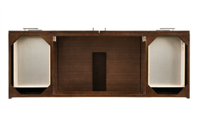 60" Metropolitan American Walnut Single Sink Bathroom Vanity, James Martin Vanities - vanitiesdepot.com