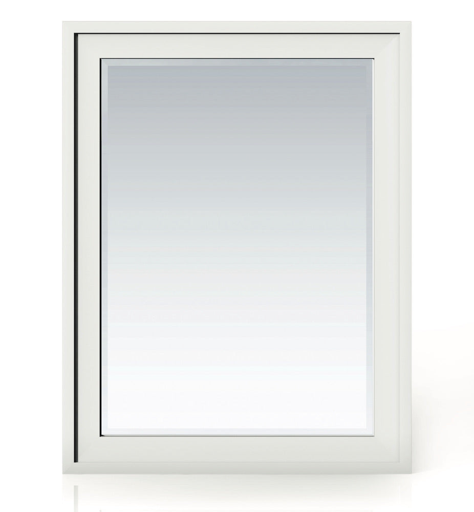 30" Addison Mirror, Bright White