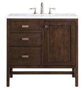 36" Addison Single Sink Bathroom Vanity, Mid Century Acacia