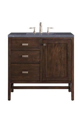 36" Addison Single Sink Bathroom Vanity, Mid Century Acacia