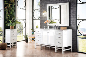 60" Addison Single Sink Bathroom Vanity, Glossy White