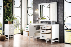 60" Addison Single Sink Bathroom Vanity, Glossy White