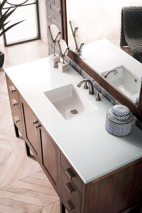 60" Addison Single Sink Bathroom Vanity, Mid Century Acacia