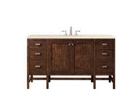 60" Addison Single Sink Bathroom Vanity, Mid Century Acacia