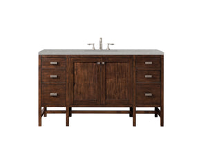 60" Addison Single Sink Bathroom Vanity, Mid Century Acacia