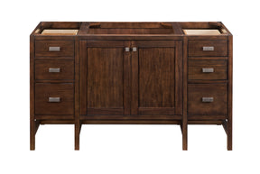 60" Addison Single Sink Bathroom Vanity, Mid Century Acacia