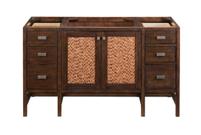 60" Addison Single Sink Bathroom Vanity, Mid Century Acacia