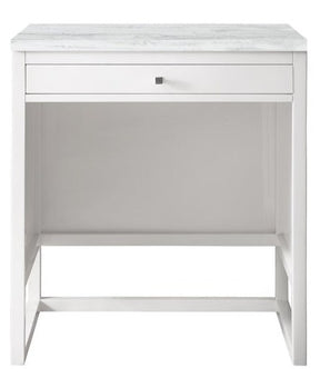 30" Athens Makeup Counter, Glossy White