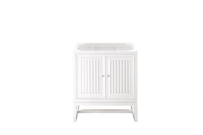 30" Athens Single Sink Bathroom Vanity, Glossy White