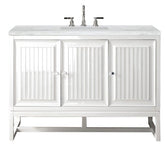 48" Athens Single Sink Bathroom Vanity, Glossy White