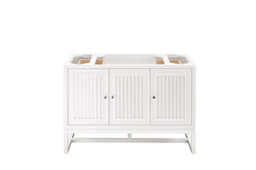 48" Athens Single Sink Bathroom Vanity, Glossy White