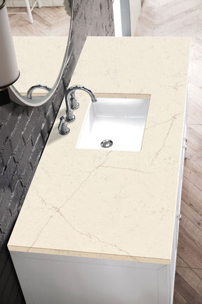 60" Athens Single Sink Bathroom Vanity, Glossy White