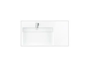 36" Mercer Island Single Sink Bathroom Vanity, Latte Oak w/ Matte Black
